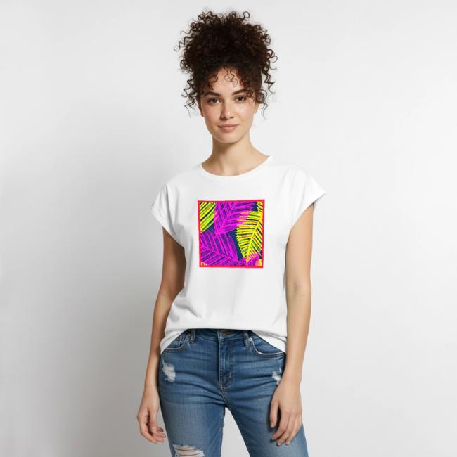 Neon Leaf Delight Chromatic Art