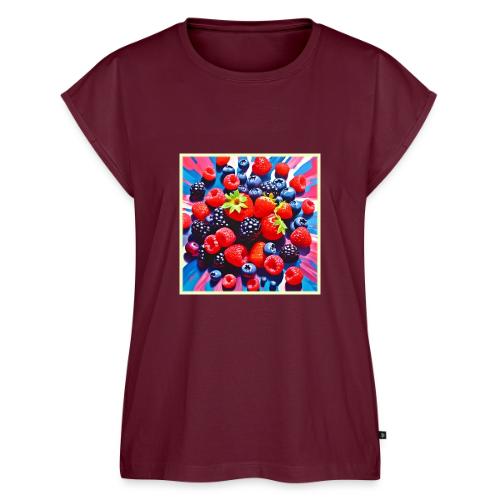 Berrylicious Burst Delight - Women's Premium Roll Up Sleeve T-Shirt