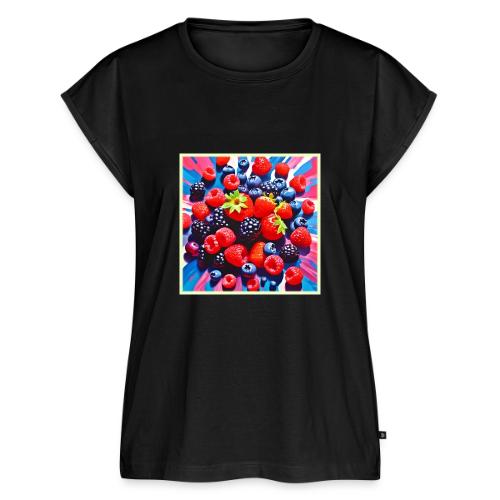 Berrylicious Burst Delight - Women's Premium Roll Up Sleeve T-Shirt