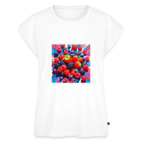 Berrylicious Burst Delight - Women's Premium Roll Up Sleeve T-Shirt