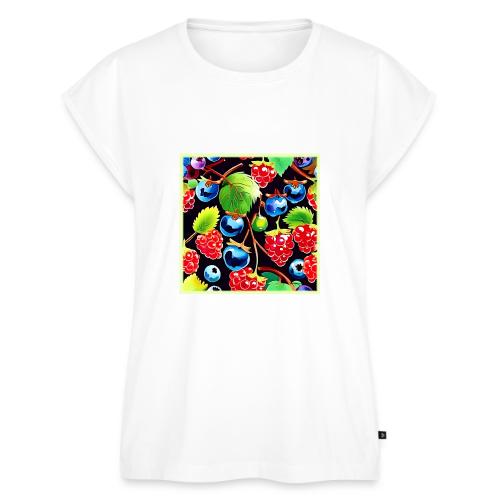 Berryful Delight Art - Women's Premium Roll Up Sleeve T-Shirt