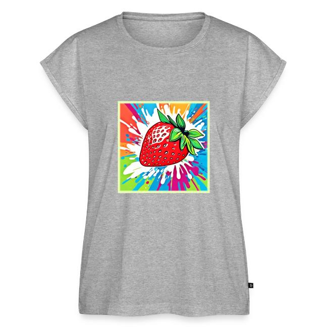 Vibrant Strawberry Artwork