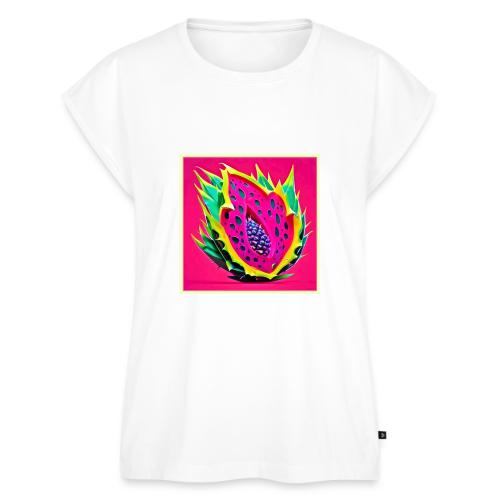 Dragon Fruit Dream - Women's Premium Roll Up Sleeve T-Shirt