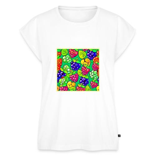 Summer Berry Delight - Women's Premium Roll Up Sleeve T-Shirt