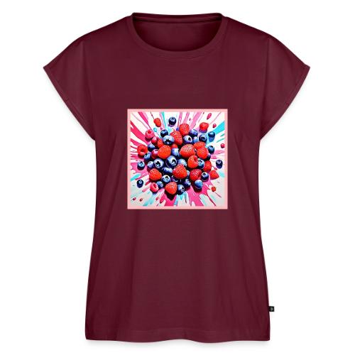 Berry Blast: Fruity Fun - Women's Premium Roll Up Sleeve T-Shirt