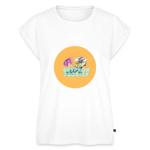 The Real Gryphon MERCH - Women's Premium Roll Up Sleeve T-Shirt