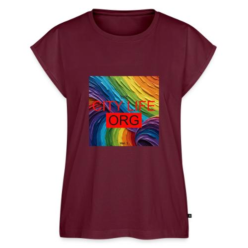 CIty Life Org Vol. 1 - Women's Premium Roll Up Sleeve T-Shirt