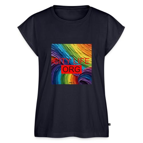 CIty Life Org Vol. 1 - Women's Premium Roll Up Sleeve T-Shirt
