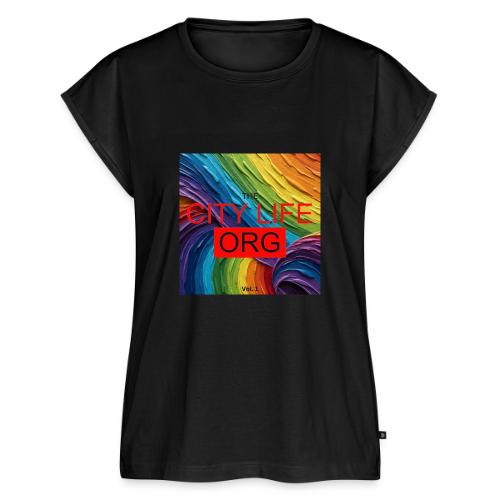 CIty Life Org Vol. 1 - Women's Premium Roll Up Sleeve T-Shirt
