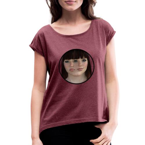 Two-faced women - Women's Roll Cuff T-Shirt