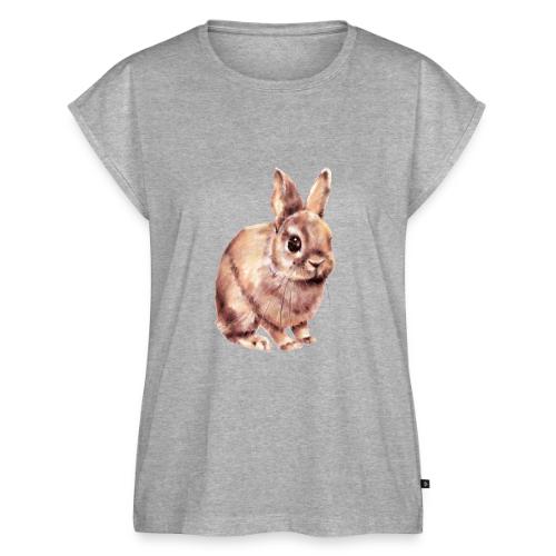 Rabbit - Women's Premium Roll Up Sleeve T-Shirt