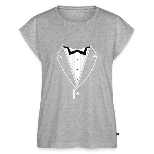 Tuxedo Plain - Women's Premium Roll Up Sleeve T-Shirt