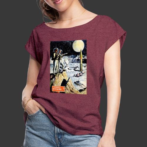 russia space - Women's Roll Cuff T-Shirt