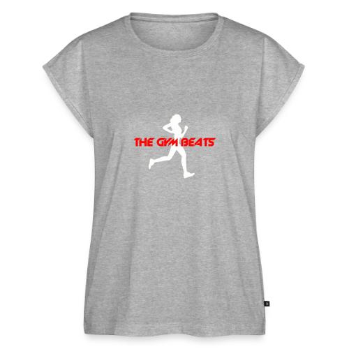 The GYM BEATS - Music for Sports - Women's Premium Roll Up Sleeve T-Shirt