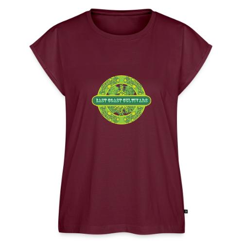 ECC logo - Women's Premium Roll Up Sleeve T-Shirt