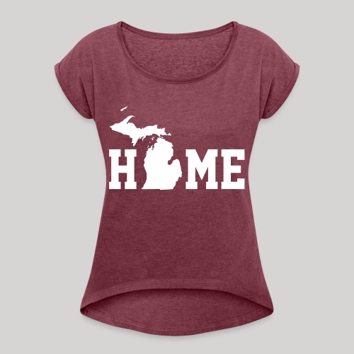 HOME - MI - Women's Roll Cuff T-Shirt