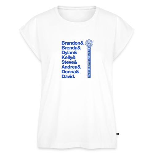Class of 93 Blue - Women's Premium Roll Up Sleeve T-Shirt
