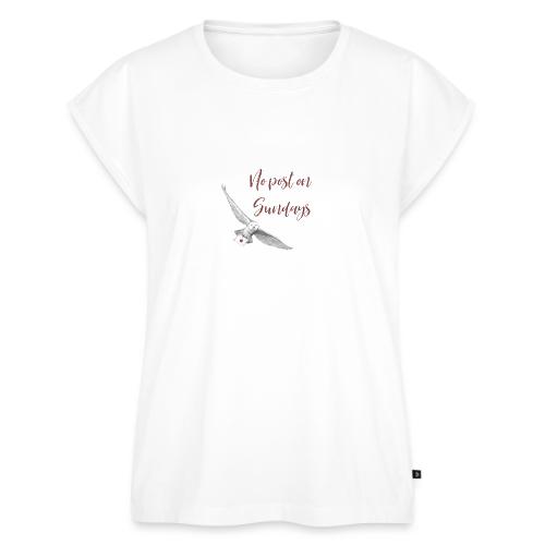 No Post On Sundays - Women's Premium Roll Up Sleeve T-Shirt