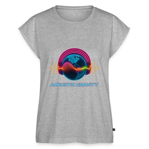 Earth's Headphones - Women's Premium Roll Up Sleeve T-Shirt