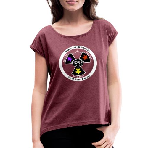 Pikes Peak Gamers Convention 2019 - Clothing - Women's Roll Cuff T-Shirt