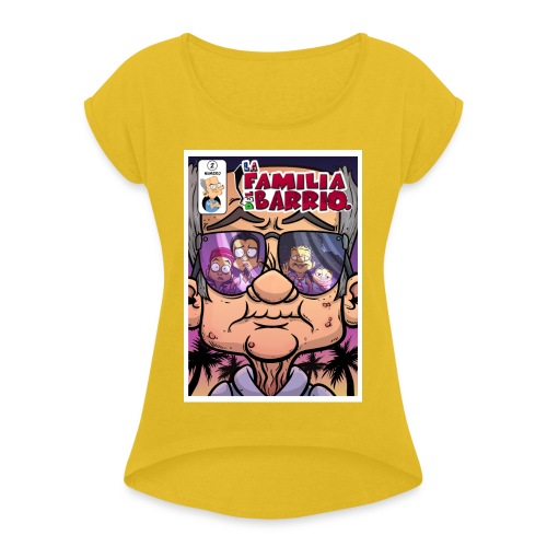 Comic002 - Women's Roll Cuff T-Shirt