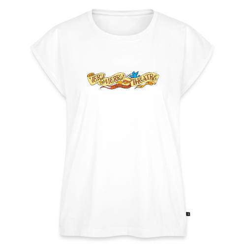 VMT Yellow Logo - Women's Premium Roll Up Sleeve T-Shirt
