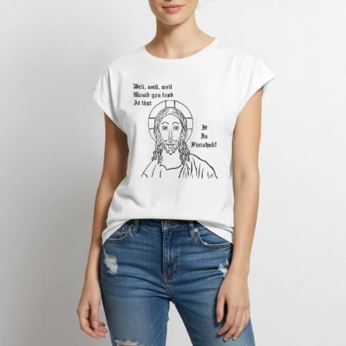 It is finished - Women's Premium Roll Up Sleeve T-Shirt