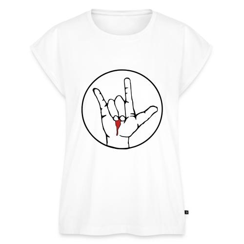 Jesus loves you - Women's Premium Roll Up Sleeve T-Shirt