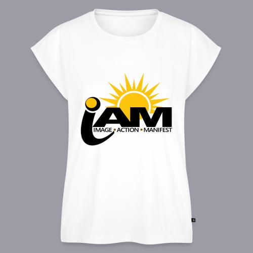 I AM - Women's Premium Roll Up Sleeve T-Shirt