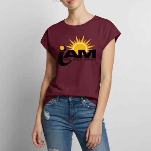 I AM - Women's Premium Roll Up Sleeve T-Shirt