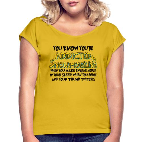 YKYATS - Sleep - Women's Roll Cuff T-Shirt