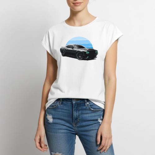 Demon - Women's Premium Roll Up Sleeve T-Shirt