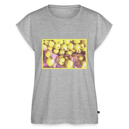 Pile of Apples Cute Photo. Buy Now - Women's Premium Roll Up Sleeve T-Shirt