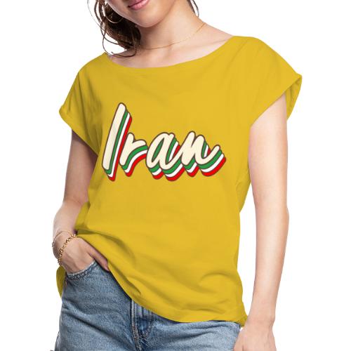 Iran 3 - Women's Roll Cuff T-Shirt