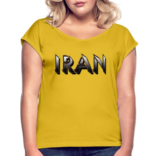 Iran 8 - Women's Roll Cuff T-Shirt