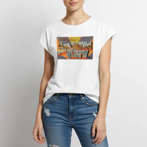 Atlantic City 1955 - Women's Premium Roll Up Sleeve T-Shirt