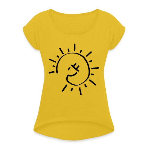 wire sun sunenergy - Women's Roll Cuff T-Shirt