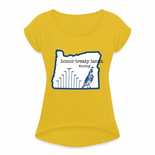 treatylands - Women's Roll Cuff T-Shirt