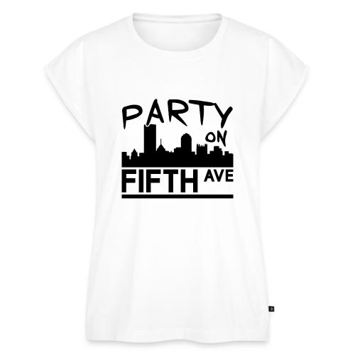 Party on Fifth Ave - Women's Premium Roll Up Sleeve T-Shirt
