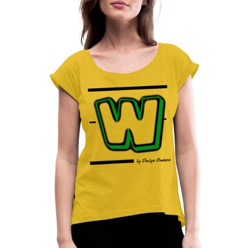 W GREEN - Women's Roll Cuff T-Shirt