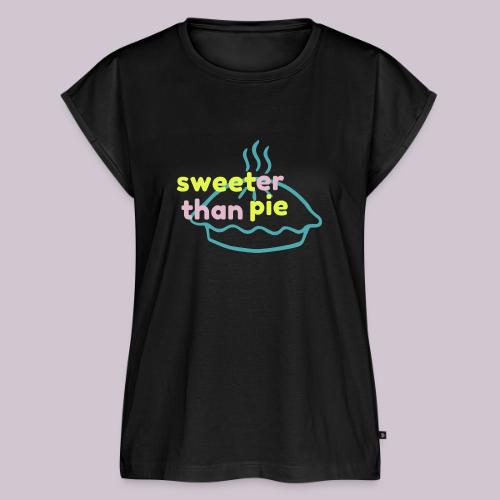 Sweeter Than Pie - Women's Premium Roll Up Sleeve T-Shirt