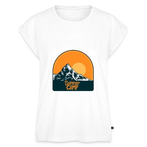 Adventure Summer Camp - Women's Premium Roll Up Sleeve T-Shirt