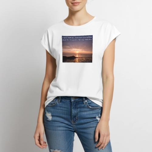 Appreciate Blessings - Women's Premium Roll Up Sleeve T-Shirt