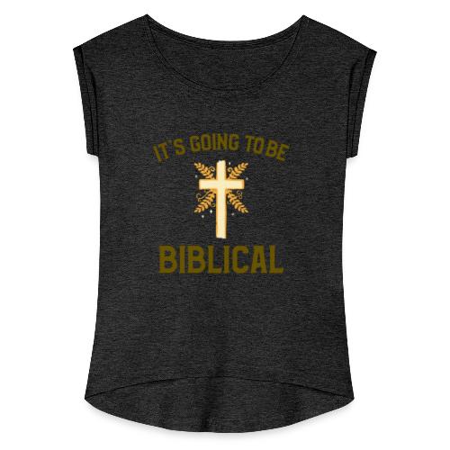 Biblical - Women's Roll Cuff T-Shirt