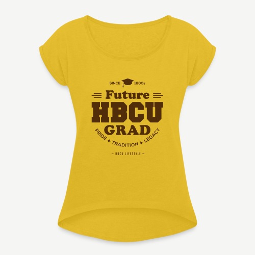 Future HBCU Grad Youth - Women's Roll Cuff T-Shirt