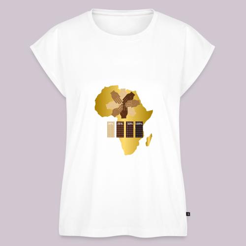 Cacao Beautiful - Women's Premium Roll Up Sleeve T-Shirt
