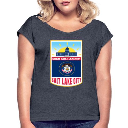 Utah - Salt Lake City - Women's Roll Cuff T-Shirt