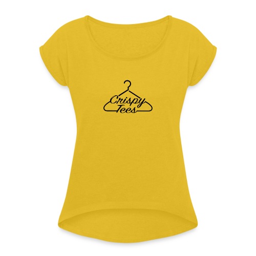 CT Logo Clear - Women's Roll Cuff T-Shirt