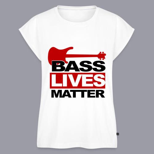 BASS LIVES MATTER - Women's Premium Roll Up Sleeve T-Shirt