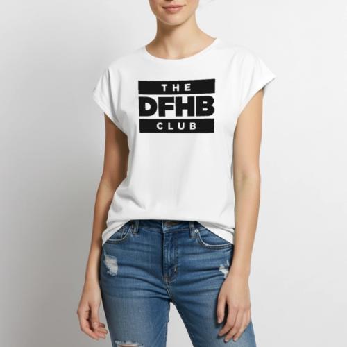 DFHB Club with DFHP Approved badge - Women's Premium Roll Up Sleeve T-Shirt